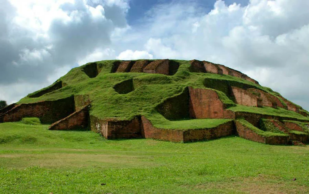 Ancient ruins of Mahasthangarh Bangladesh in Bogura
